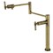 Kingston Brass Deck Mount Pot Filler, Antique Brass KS4703ML - alternate 1